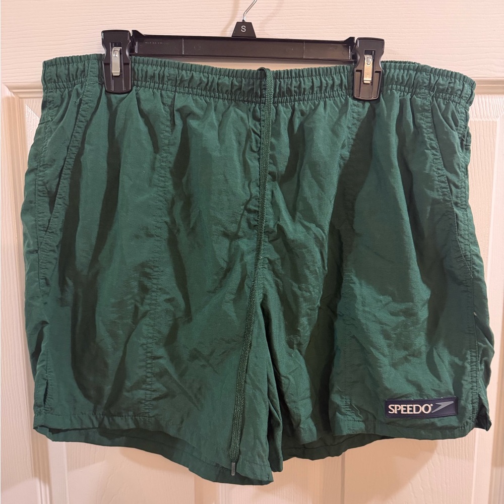 Speedo Dark Green Men’s Swim Trunks